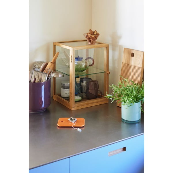 Tammepuidust vitriinkapp 30x42x30 cm Poetic - Hübsch-image-1