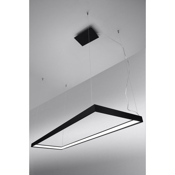 Must metallist LED-rippvalgusti TUULA - Thoro-image-1