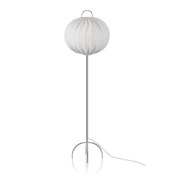 Stojací lampa Globen Lighting Scandi Chrome, ø 42 cm