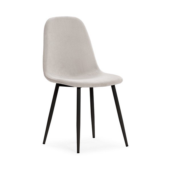 Kreemikas polsterdatud söögitoolide komplekt 4 tk Minka - Marckeric