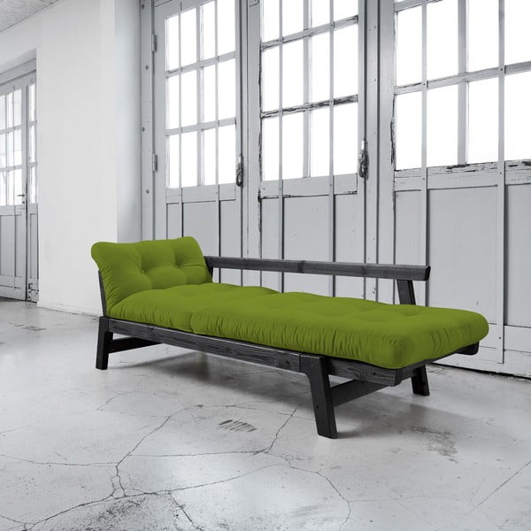 Rozkládací pohovka Karup Step Black/Lime-image-3