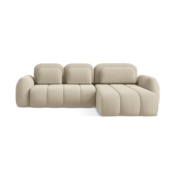 Helepruun panipaigaga bukleekangast nurgadiivanvoodi (parem nurk) Pele - Makamii