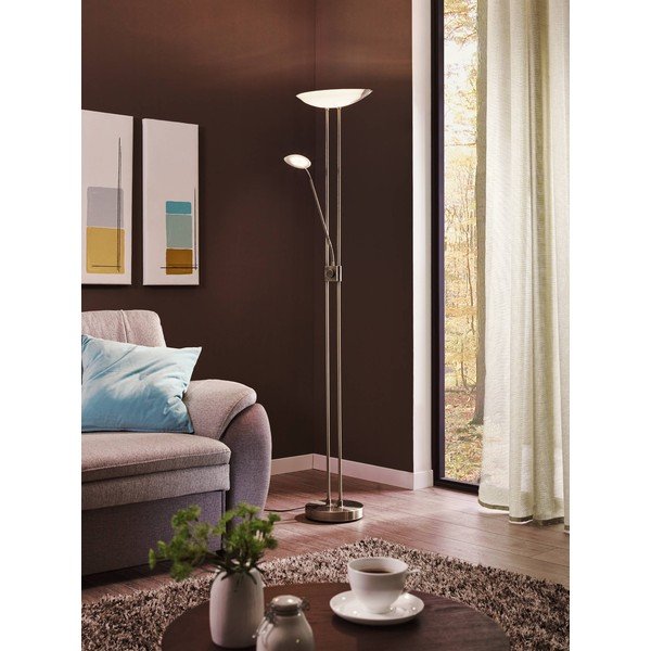 Hall LED põrandavalgusti klaasist varjuga (kõrgus 180 cm) BAYA LED - EGLO-image-2