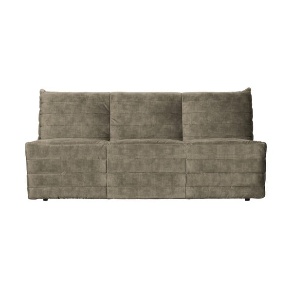 Beež sametist diivan 160 cm Bag - WOOOD