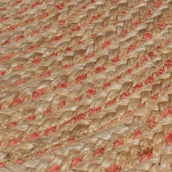 Džuudist ümmargune vaip lõhevärvi aktsentidega 133x133 cm Capri - Flair Rugs-image-4