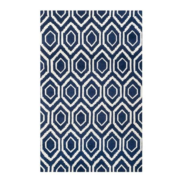 Vlněný koberec Safavieh Essex Dark, 182 x 121 cm