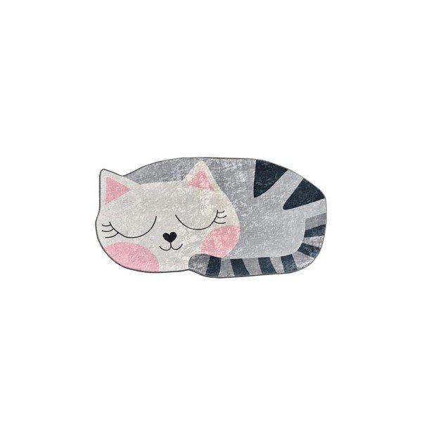 Roosa/hall pestav lastevaip 60x100 cm Cat - Mila Home