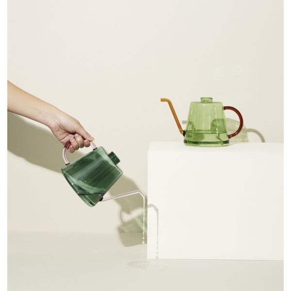 Klaasist kastekann 1 l Flora - Hübsch-image-1