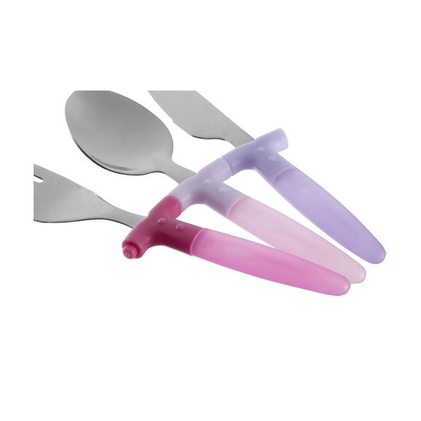 3dílná sada dětského příboru z nerezové oceli Premier Housewares Rainbow-image-3