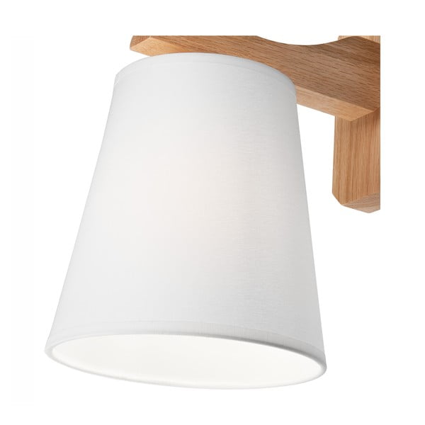 Valge-pruun seinavalgusti ø 16 cm Andreas - LAMKUR-image-4