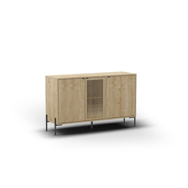 Madal kummut tammedekooriga 120x80 cm Inca - Marckeric-image-2