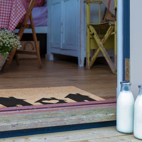 Kookoskiududest matt 40x60cm Home Is Where the Heart Is - Artsy Doormats-image-4