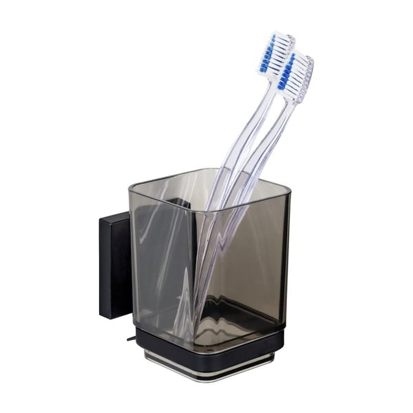 Must isekinnituv plastikust hambaharjatops Quadro - Wenko-image-3