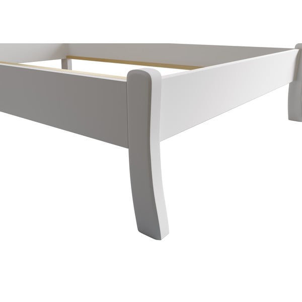 Valge männipuidust kaheinimesevoodi 180x200 cm Tonja - Olivia Living-image-3