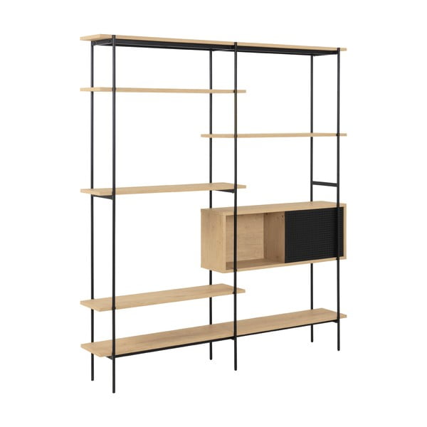 Must tamme raamaturiiul 172x188 cm Angus - Actona-image-1