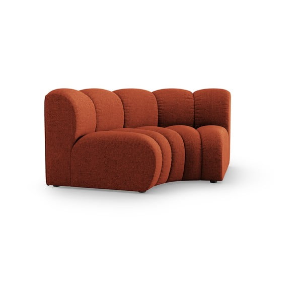 Tellisevärvi šenillist diivanimoodul (muutuv nurk) Lupine - Micadoni-image-1