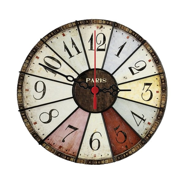 Nástěnné hodiny Vintage Paris, 30 cm