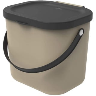 Helepruun konteiner kompostitavate jäätmete jaoks 6 l Albula - Rotho