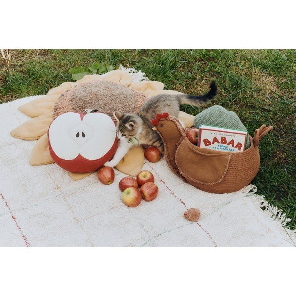 Puuvillane laste padi ø 30 cm Apple - Lorena Canals-image-3
