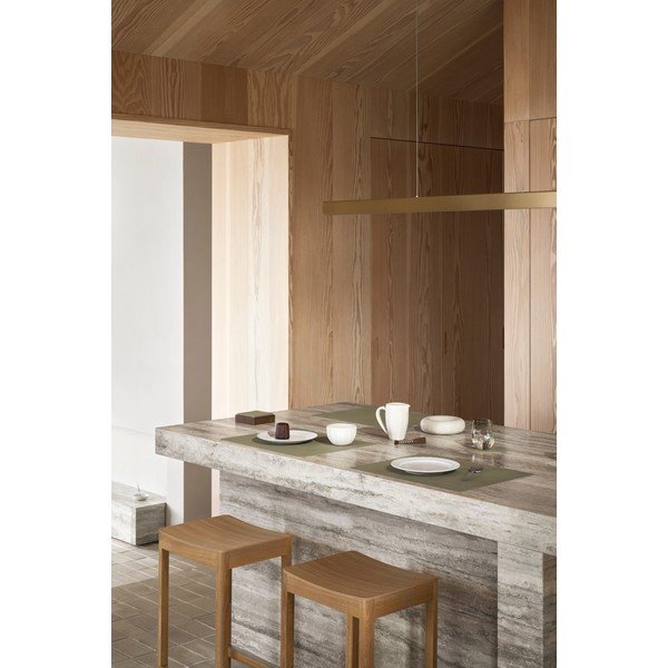 Pruun dekoratiivne puidust hoiukast 11x11x3 cm Square S - LIND DNA-image-1