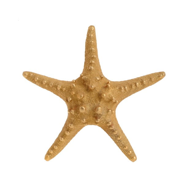 Dekorace ve tvaru hvězdice ve zlaté barvě InArt Sea, ⌀ 25 cm
