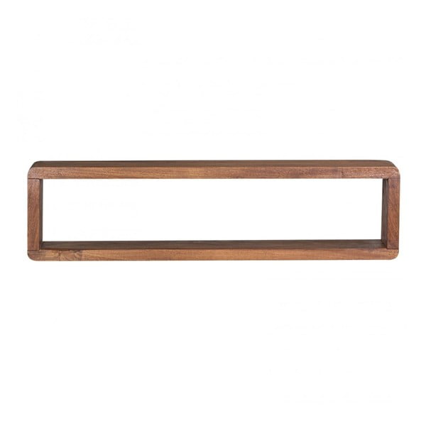 Sada 3 nástěnných polic z masivního sheeshamového dřeva Skyport BOHA-image-3