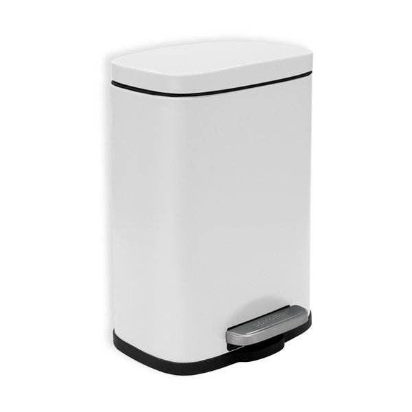 Mattvalge terasest prügikast 5 l Akira - Spirella