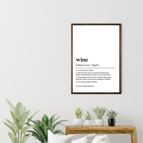 Plakat 50x70 cm Wine - Wallity-image-1