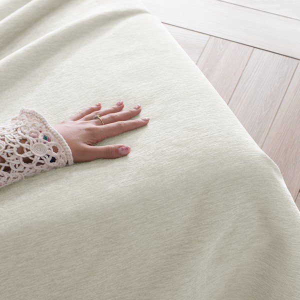 Kreem šenillist voodikate 220x240 cm Talo - Filumi-image-3