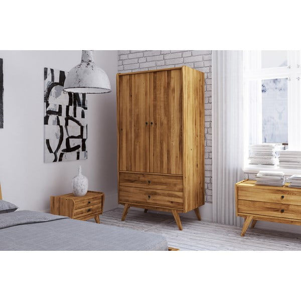 Tammepuust riidekapp 100x200 cm Retro - The Beds-image-1