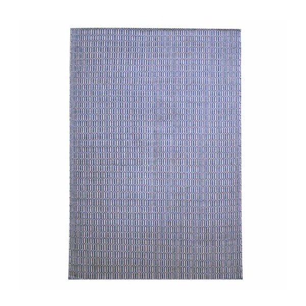 Ručně tkaný koberec Flat Honey Teal, 140x200 cm