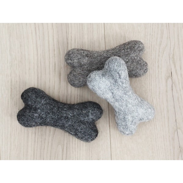 Pähklipruun loomavillane mänguasi luukujuline Pet Bones, pikkus 14 cm. - Wooldot-image-2