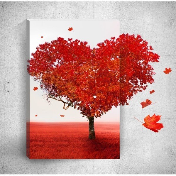 Nástěnný 3D obraz Mosticx Heart, 40 x 60 cm