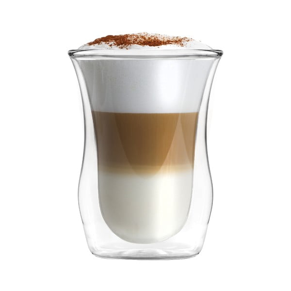 Topeltseinaga klaaskruusid 6tk komplektis 250 ml - Vialli Design-image-1