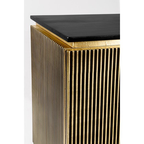 Musta ja naturaalset värvi kummut, 160x80x40 cm Virat – Bizzotto-image-3