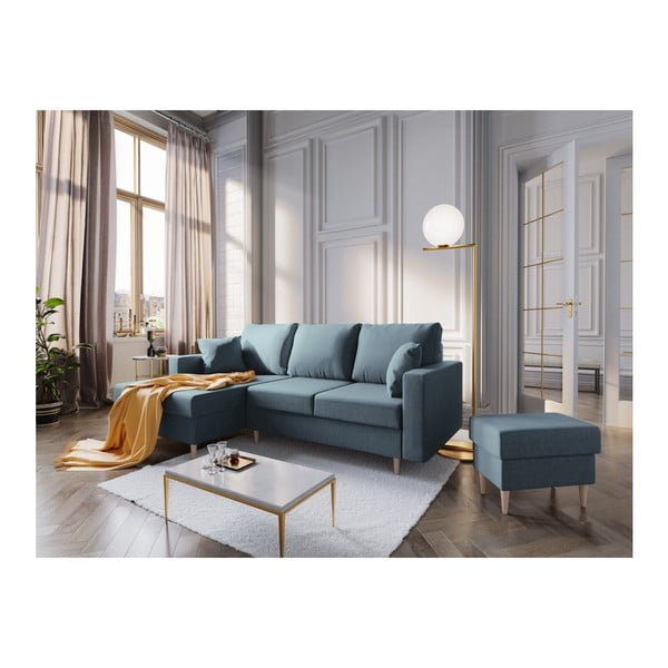 Modrý puf Mazzini Sofas Aubrieta, 60 x 45 cm-image-4