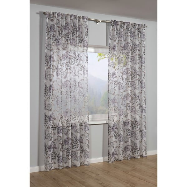 Lilla-hall kardin 135x245 cm Birds and Roses - Sehlbach-image-1