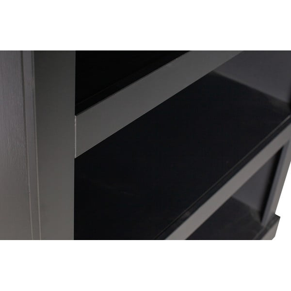 Must männipuidust raamaturiiul 107x160 cm Bonk - WOOOD-image-4