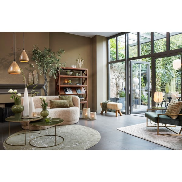 Khaki värvi ümmargune vaip ø 200 cm Sjors - Light & Living-image-2