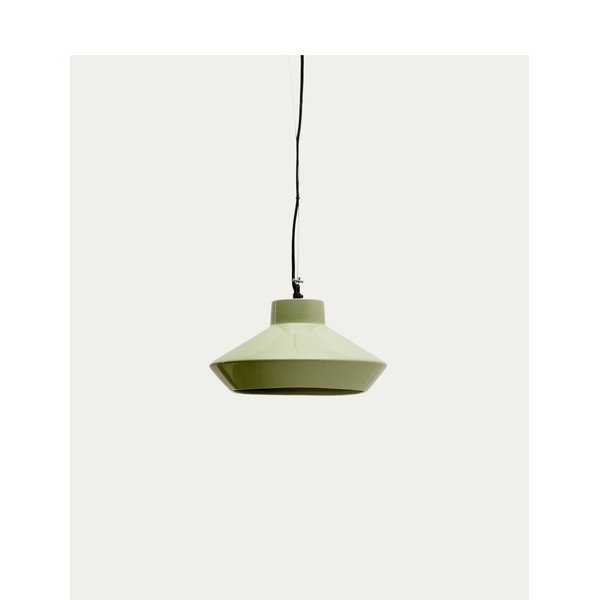 Heleroheline ripplamp keraamilise varjuga, ø 31 cm Portol - Kave Home-image-4