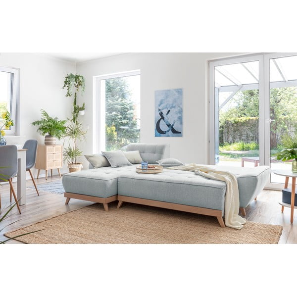 Helehall diivanvoodi muutuv nurgas diivan Dazzling Daisy - Miuform-image-4