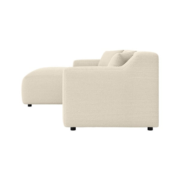 Beež-kreem  velvetist nurgadiivan (vasak nurk) Martin - Ropez-image-3