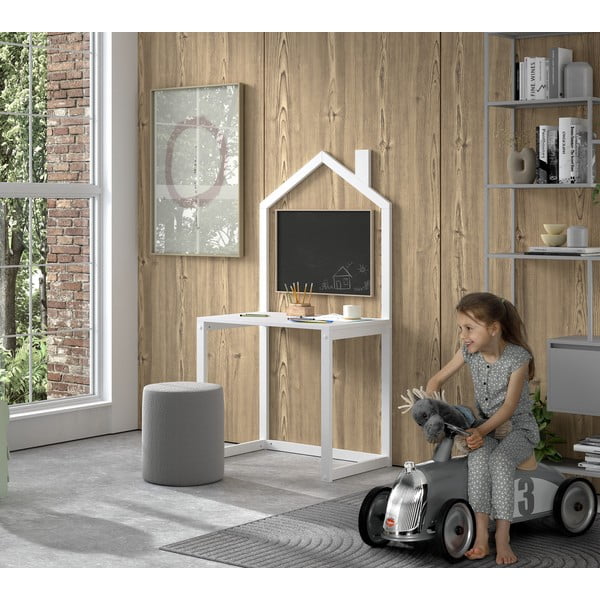 Laste männipuidust kirjutuslaud 50x80,5 cm DALLAS - Vipack-image-1