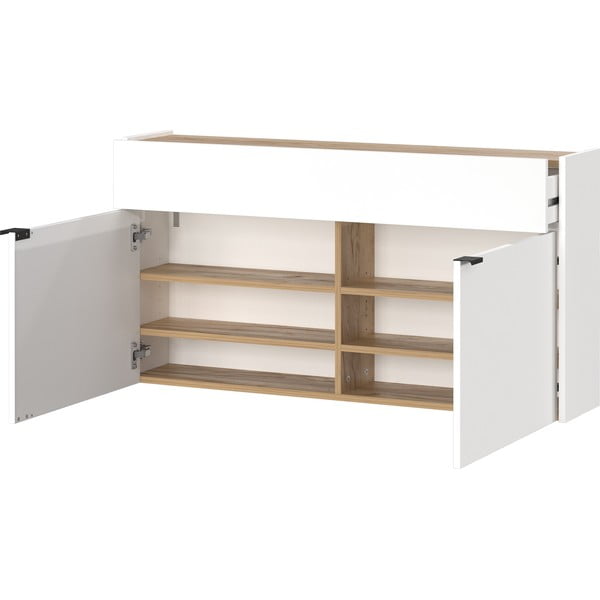 Valge rippuv jalatsikapp koos sahtlitega Ameca - Germania-image-3