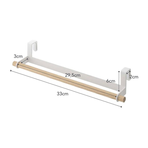 Valge teras käterätiku hoidja rippuv Tosca – YAMAZAKI-image-3