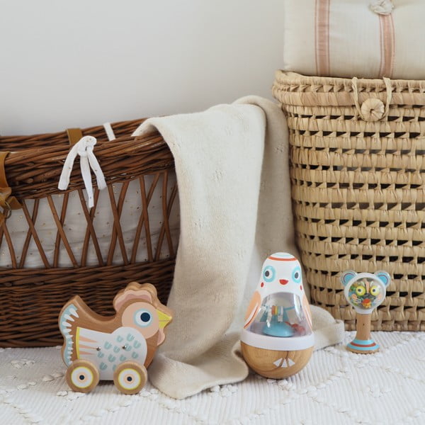 Beebi kiigutav mänguasi Snowman - Djeco-image-1