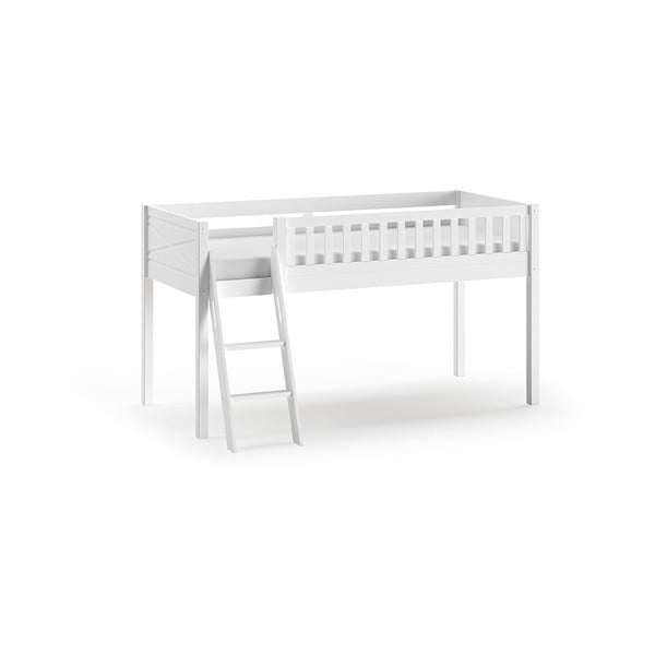 Valge männi voodi 90x200 cm SCOTT - Vipack-image-2