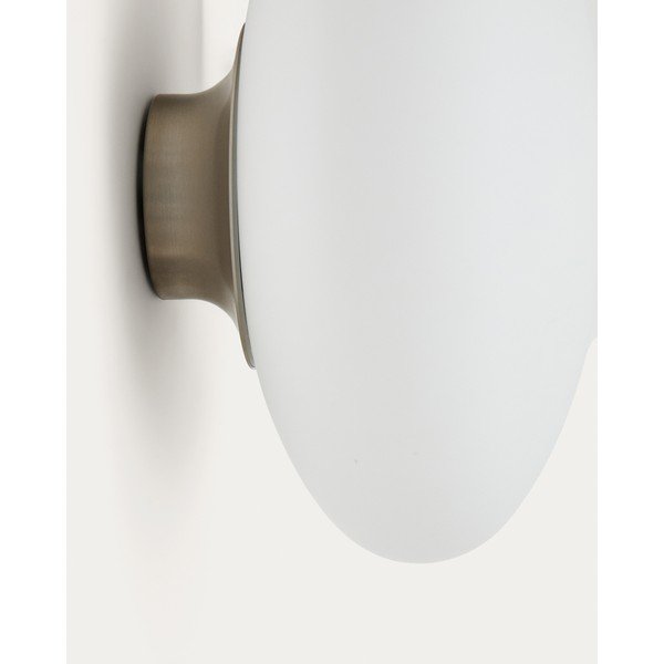 Valge/hõbedane seinalamp ø 26 cm Bamila - Kave Home-image-4