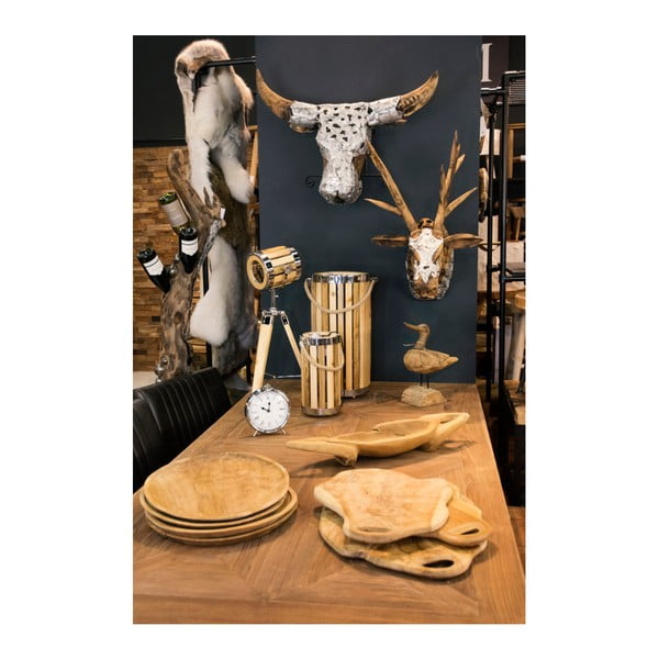 Lõikelaud töötlemata teakist Flate, pikkus 49 cm - HSM collection-image-1