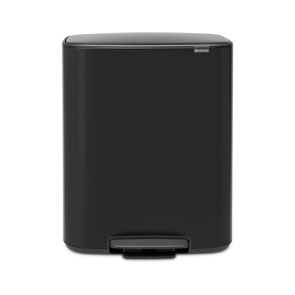 Matt must terasest prügikast jäätmete sorteerimise jaoks 60 l Bo - Brabantia-image-4